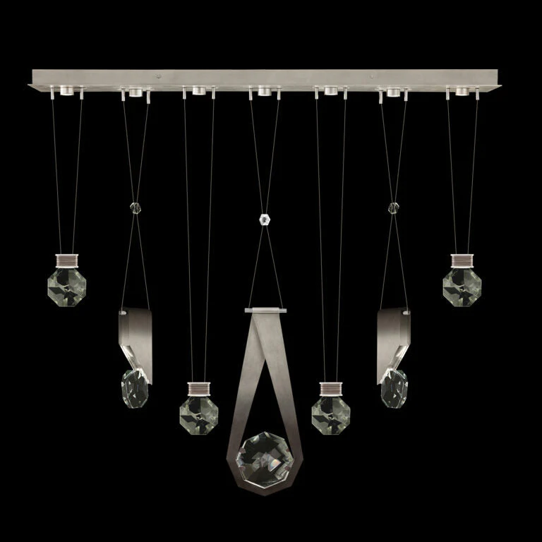 Fine Art Handcrafted Lighting Aria 60" Round Pendant 1124444 - Image 4