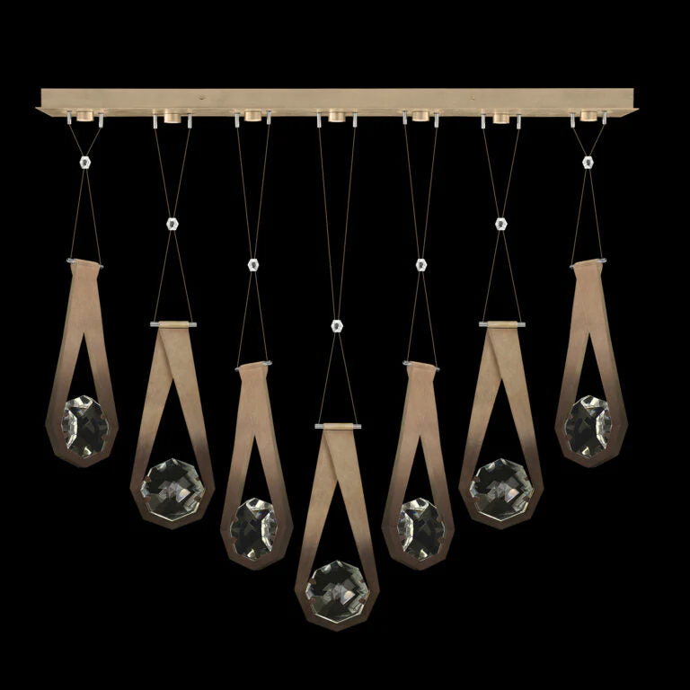 Fine Art Handcrafted Lighting Aria 60" Round Pendant 2222222 - Image 3
