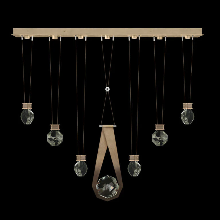 Fine Art Handcrafted Lighting Aria 60" Round Pendant 2444444 - Image 3