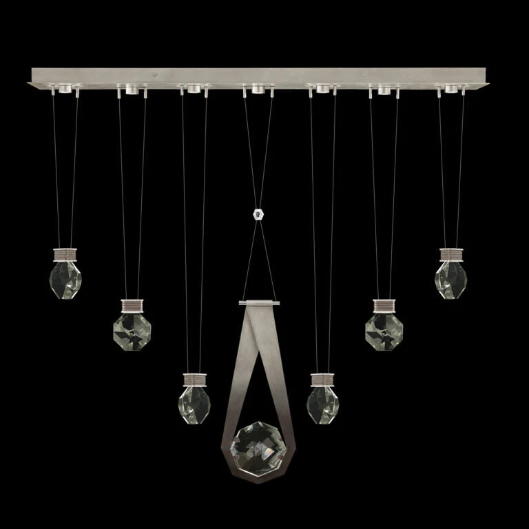 Fine Art Handcrafted Lighting Aria 60" Round Pendant 2444444 - Image 4