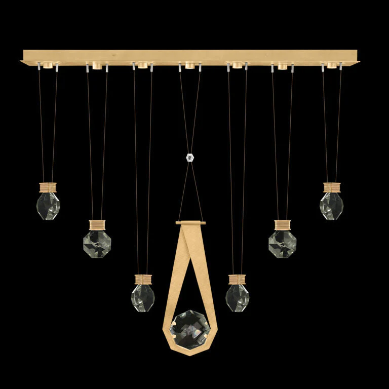 Fine Art Handcrafted Lighting Aria 60" Round Pendant 2444444 - Image 5