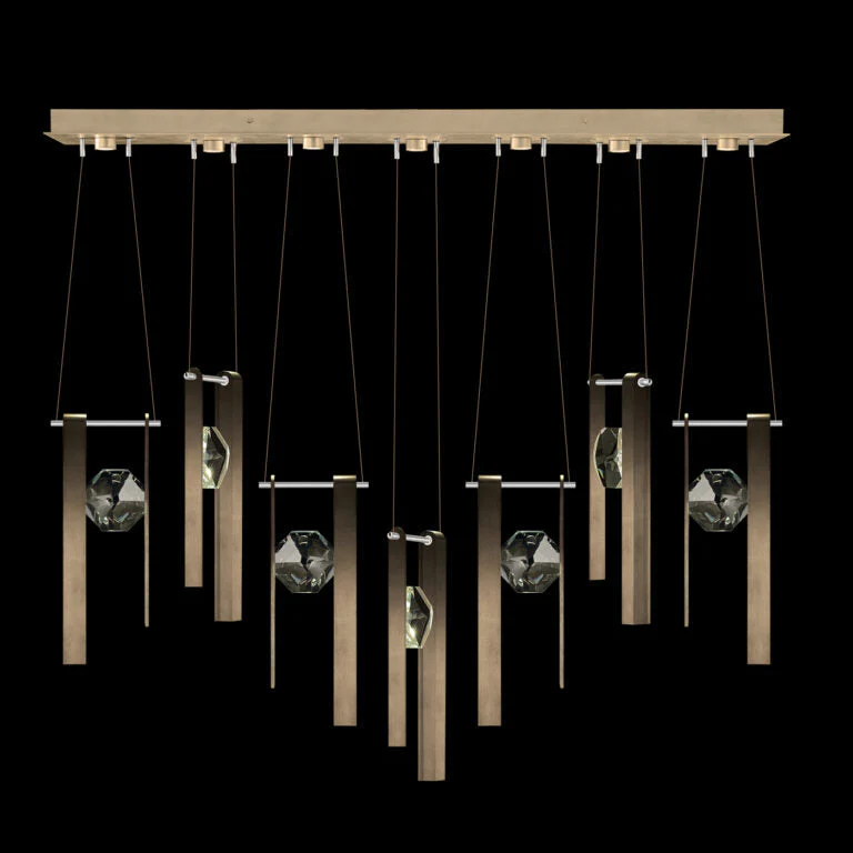 Fine Art Handcrafted Lighting Aria 60" Round Pendant 3333333 - Image 3