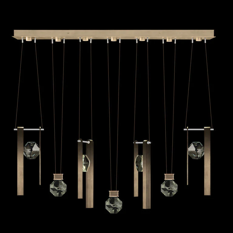 Fine Art Handcrafted Lighting Aria 60" Round Pendant 3333444 - Image 3