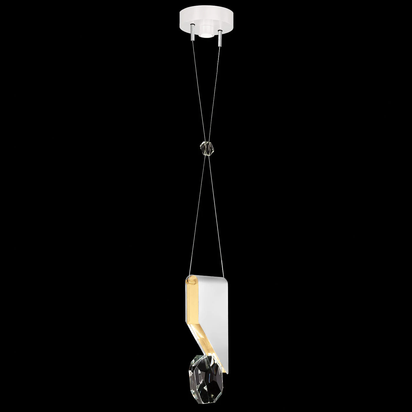 Fine Art Handcrafted Lighting Aria 7.25" Round Pendant - Image 2
