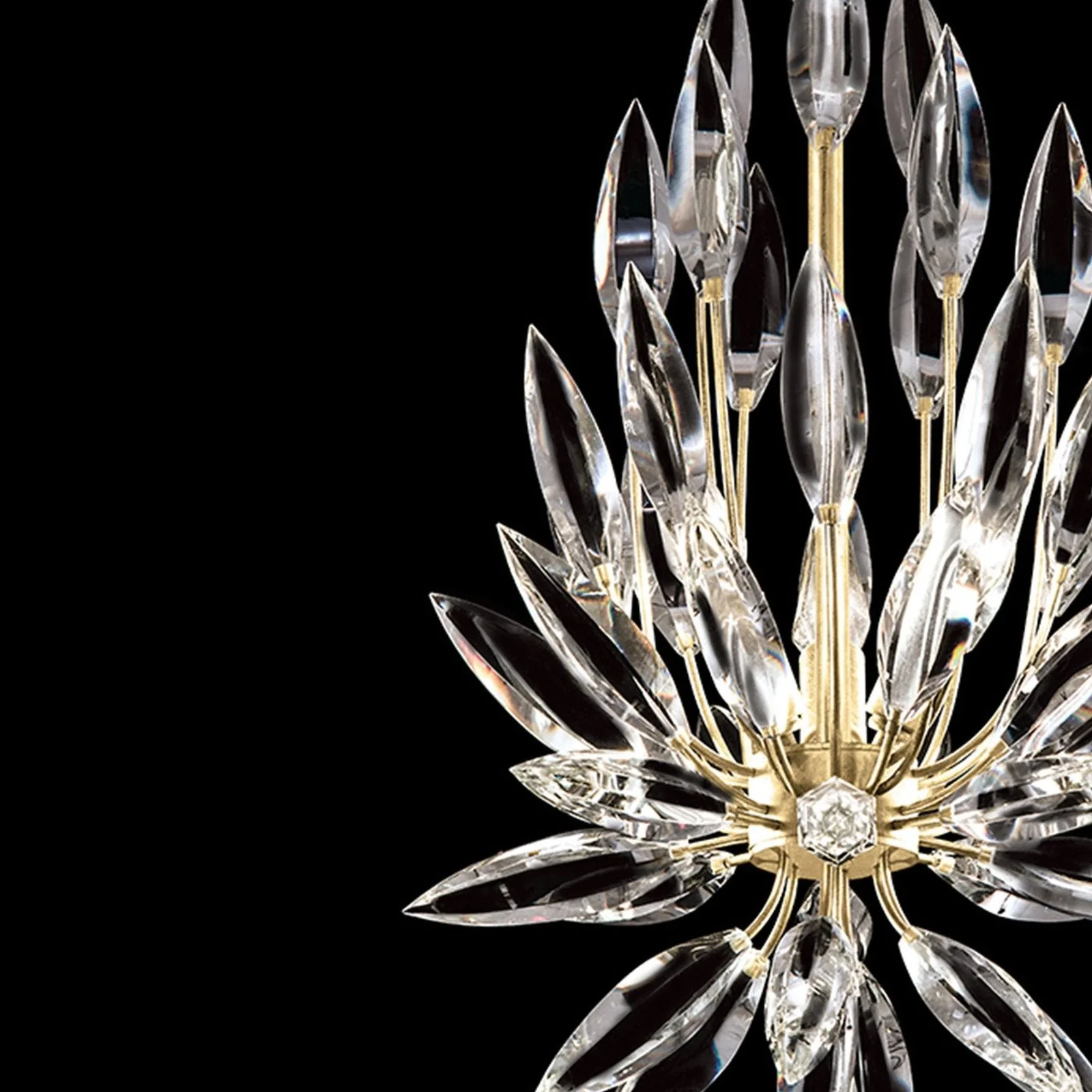 Fine Art Lily Buds 12" Round Pendant - Image 3