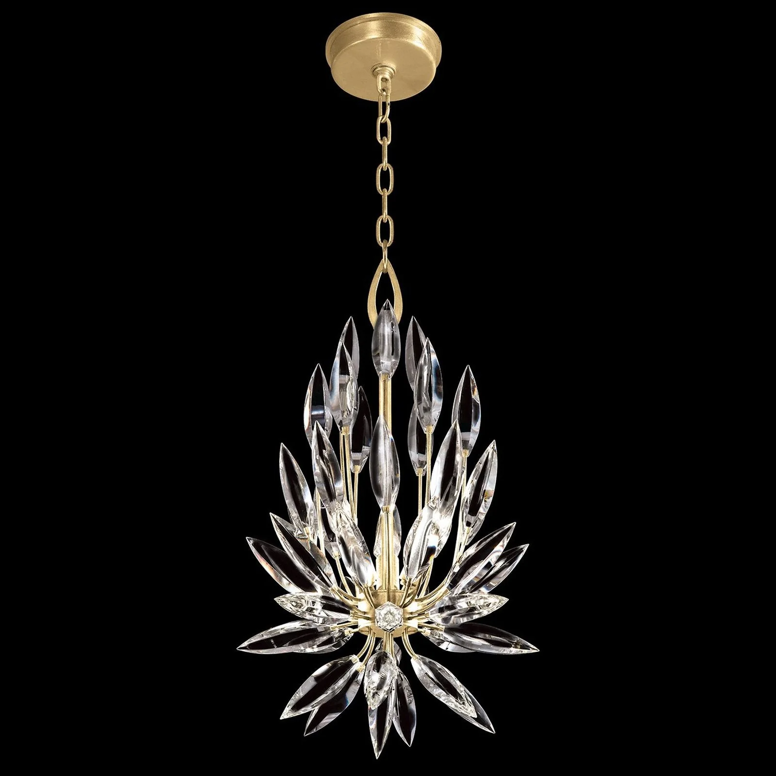 Fine Art Lily Buds 12" Round Pendant - Image 4