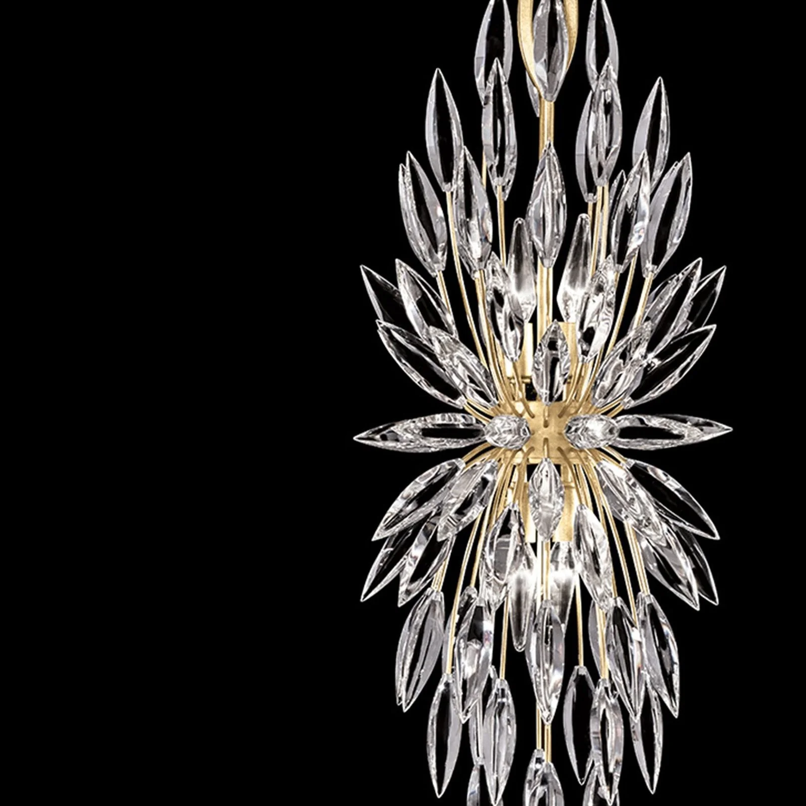 Fine Art Lily Buds 13" Round Pendant - Image 4