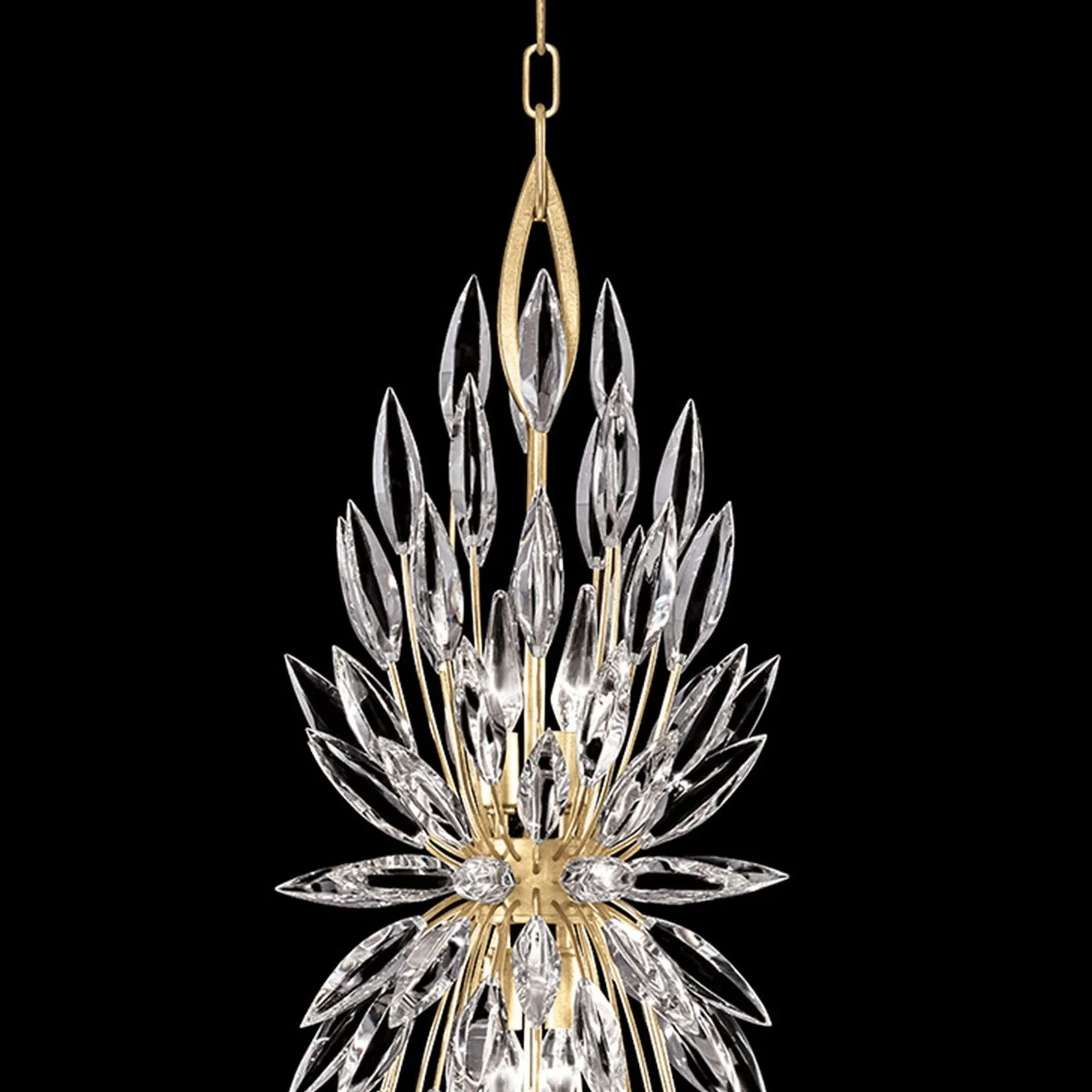 Fine Art Lily Buds 13" Round Pendant - Image 5