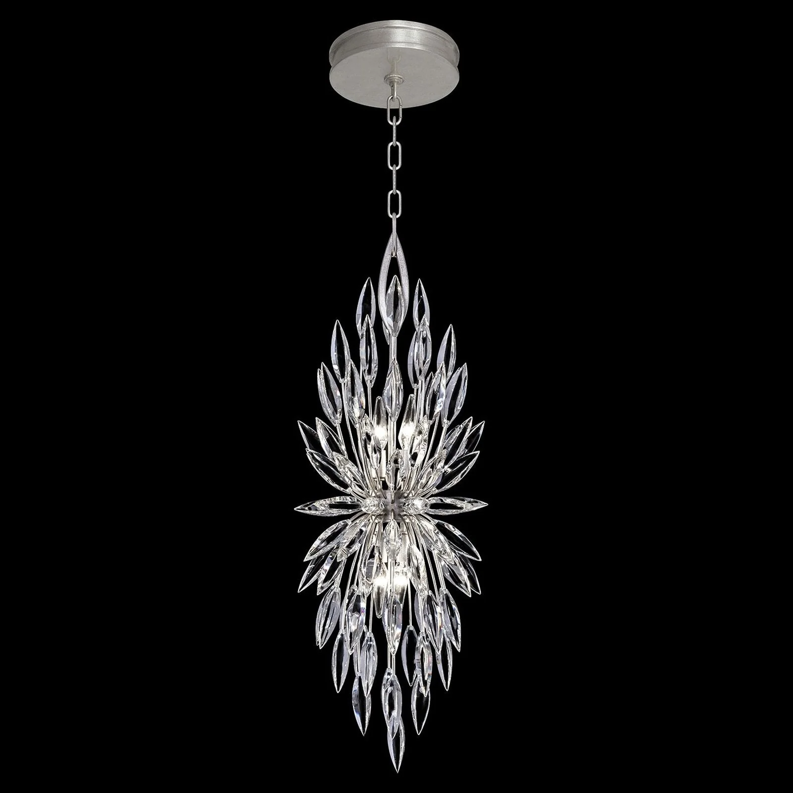 Fine Art Lily Buds 13" Round Pendant - Image 6