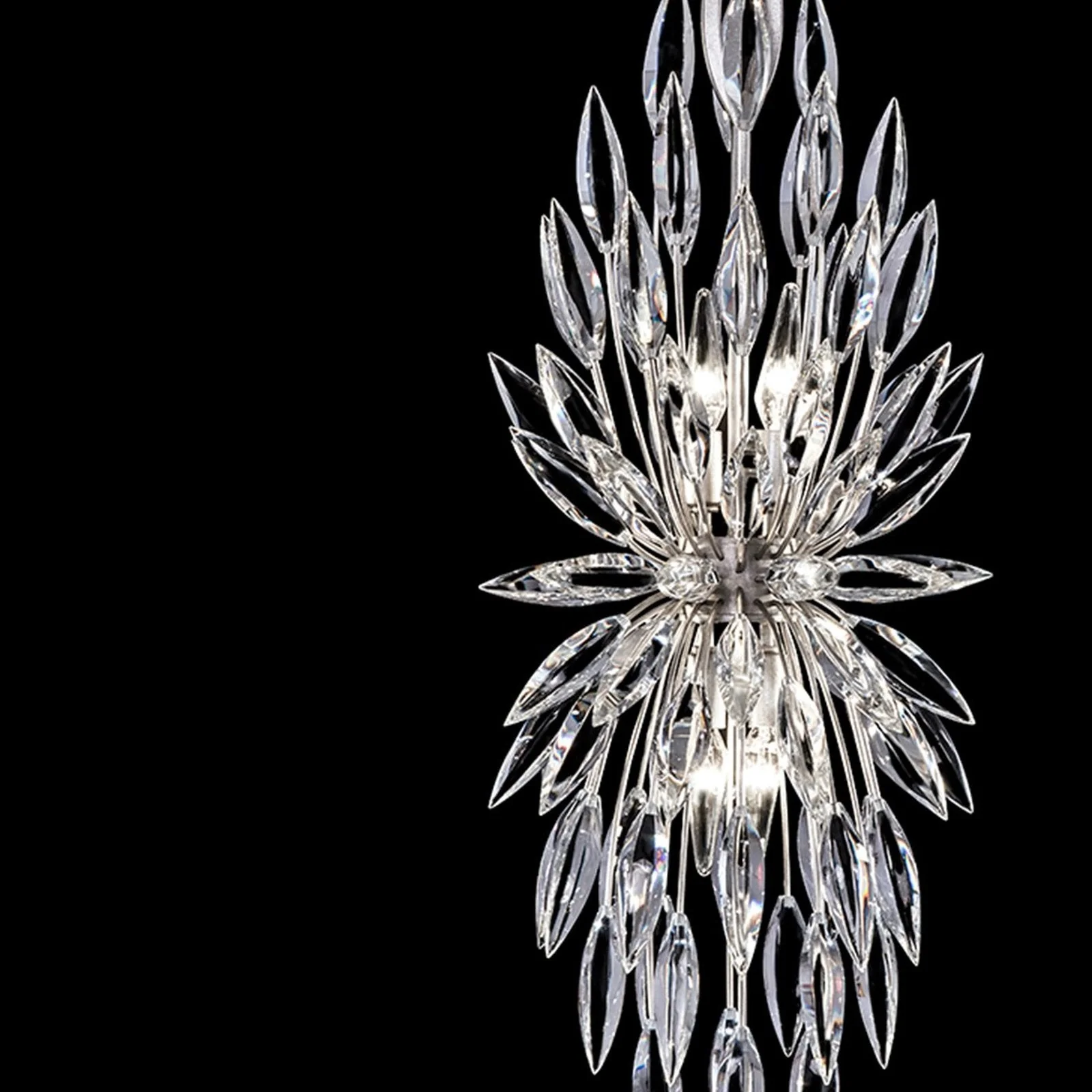 Fine Art Lily Buds 13" Round Pendant - Image 7