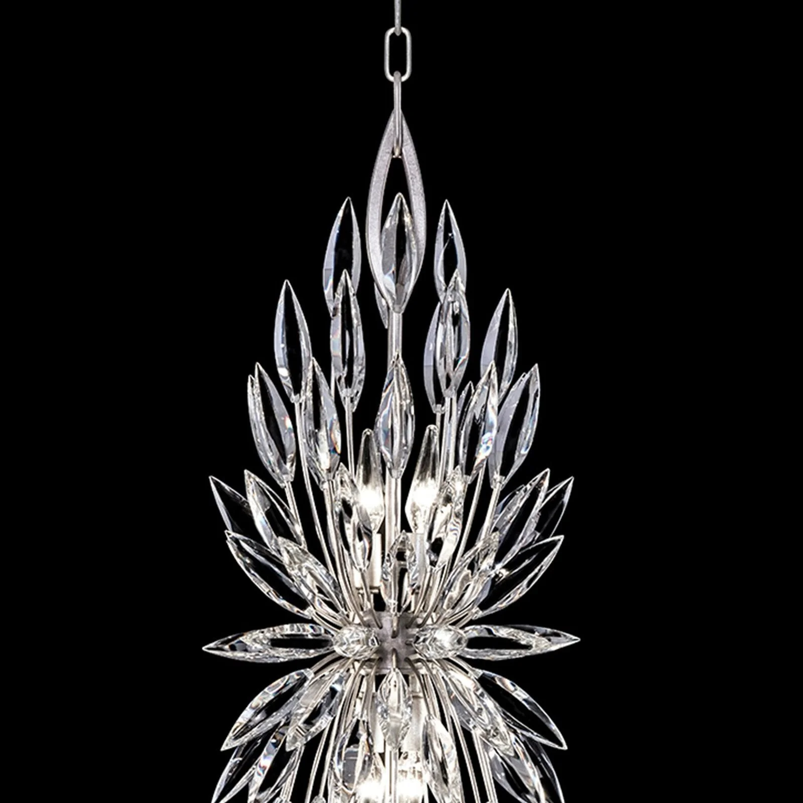 Fine Art Lily Buds 13" Round Pendant - Image 8