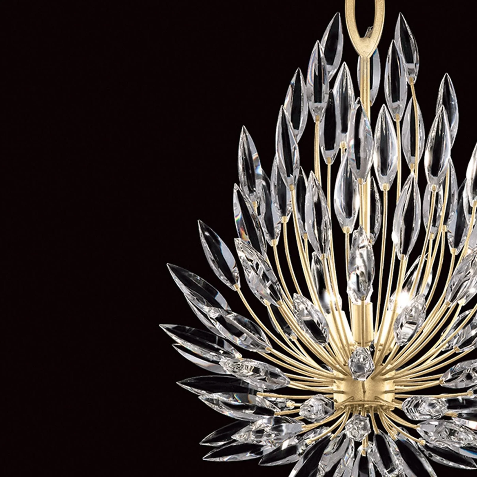Fine Art Lily Buds 19" Round Pendant - Image 3