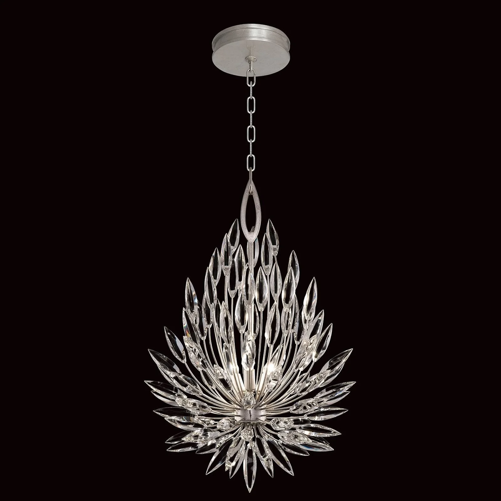 Fine Art Lily Buds 19" Round Pendant - Image 5