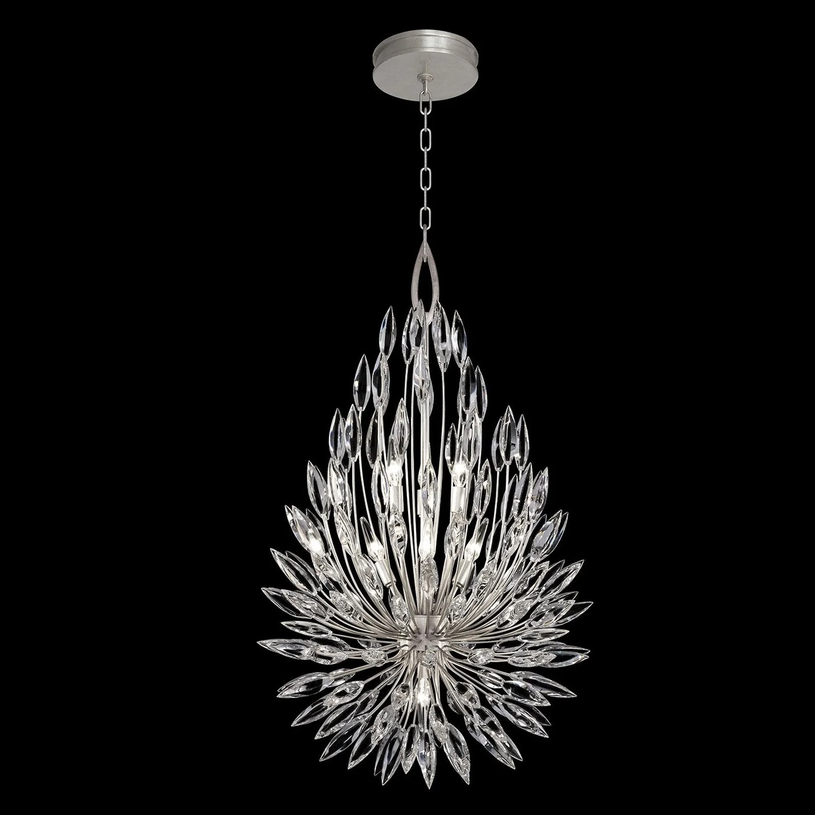 Fine Art Lily Buds 24" Round Pendant - Image 4