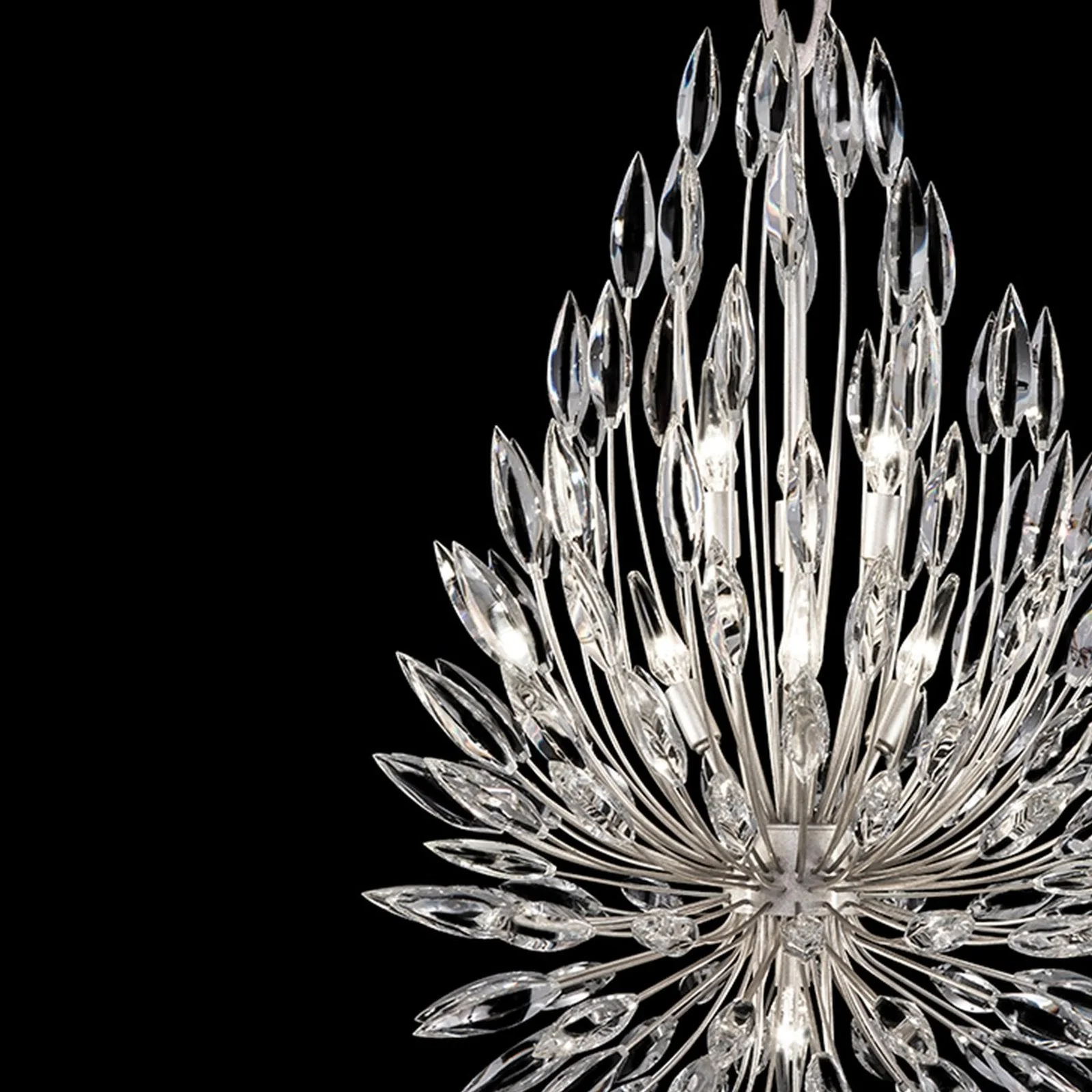 Fine Art Lily Buds 24" Round Pendant - Image 5