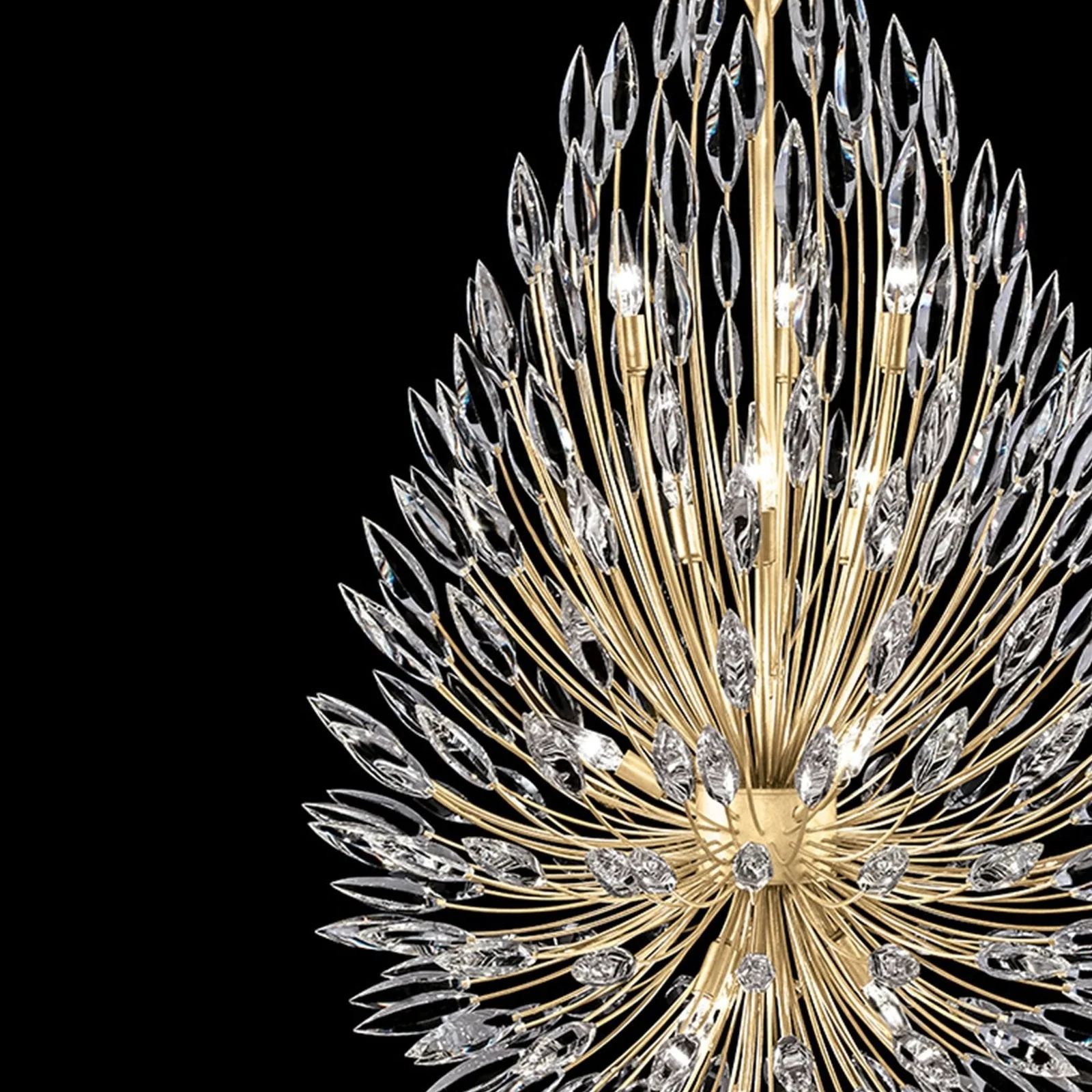 Fine Art Lily Buds 33.5" Round Pendant - Image 3