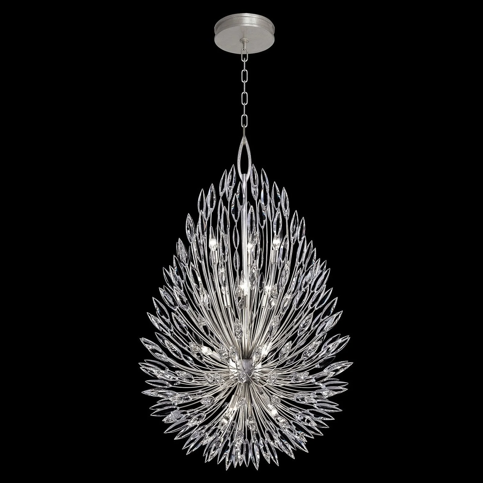 Fine Art Lily Buds 33.5" Round Pendant - Image 4