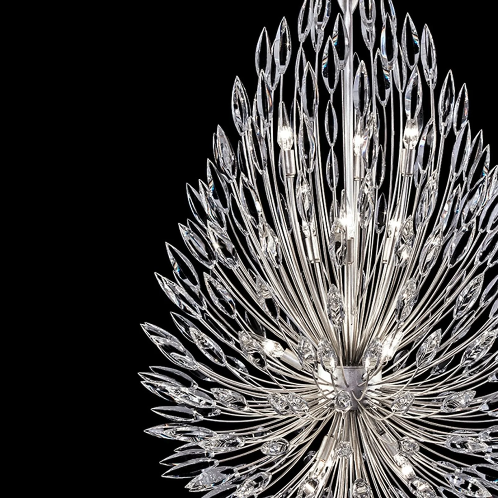 Fine Art Lily Buds 33.5" Round Pendant - Image 6