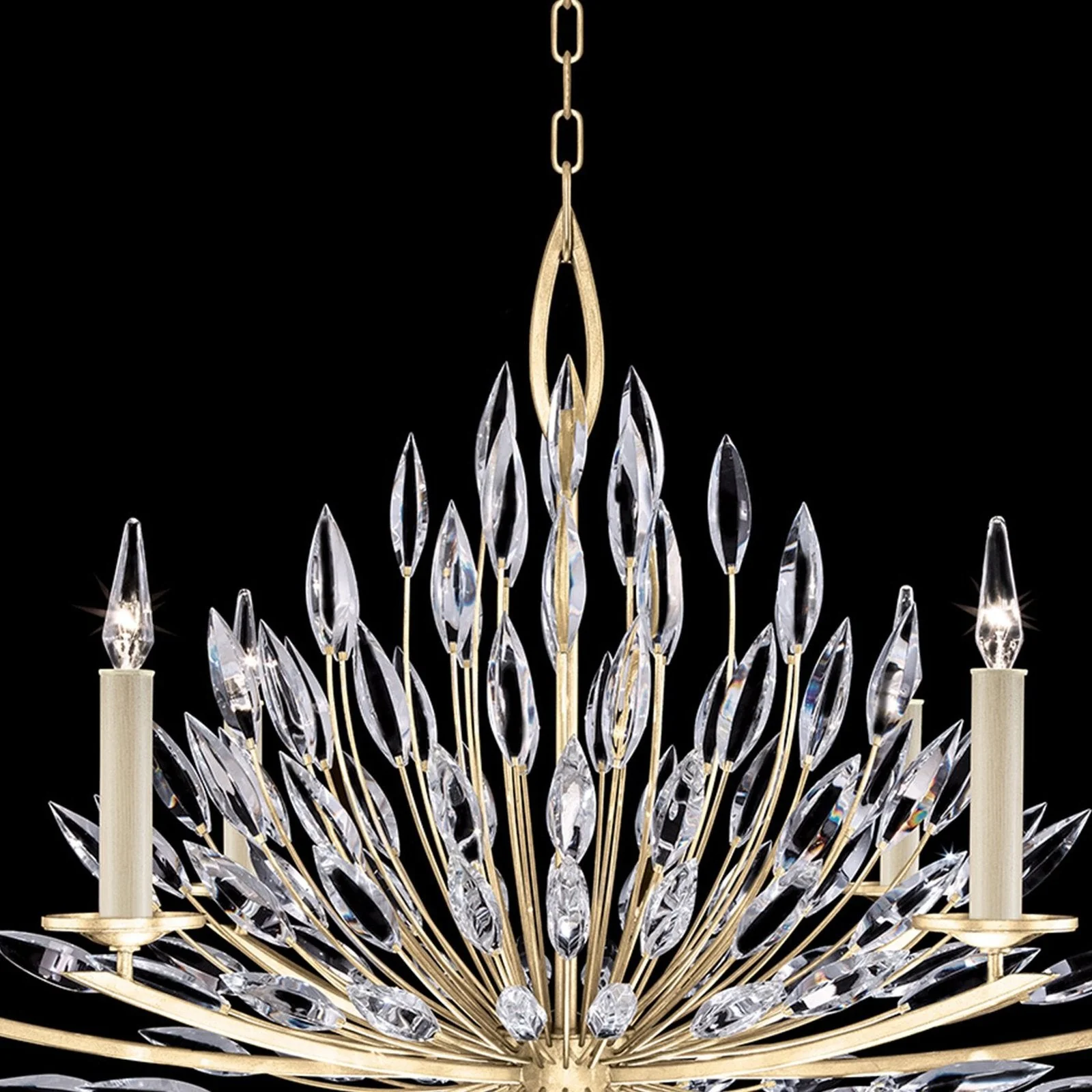 Fine Art Lily Buds 48" Oblong Chandelier - Image 3