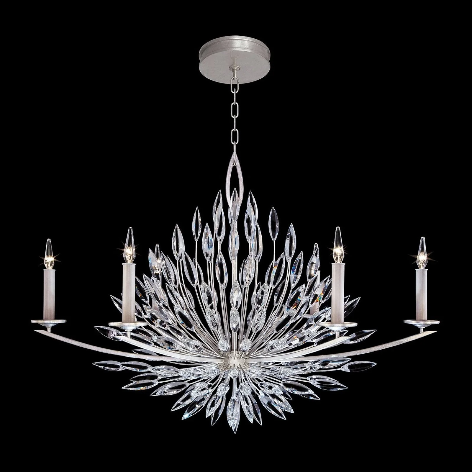 Fine Art Lily Buds 48" Oblong Chandelier - Image 4