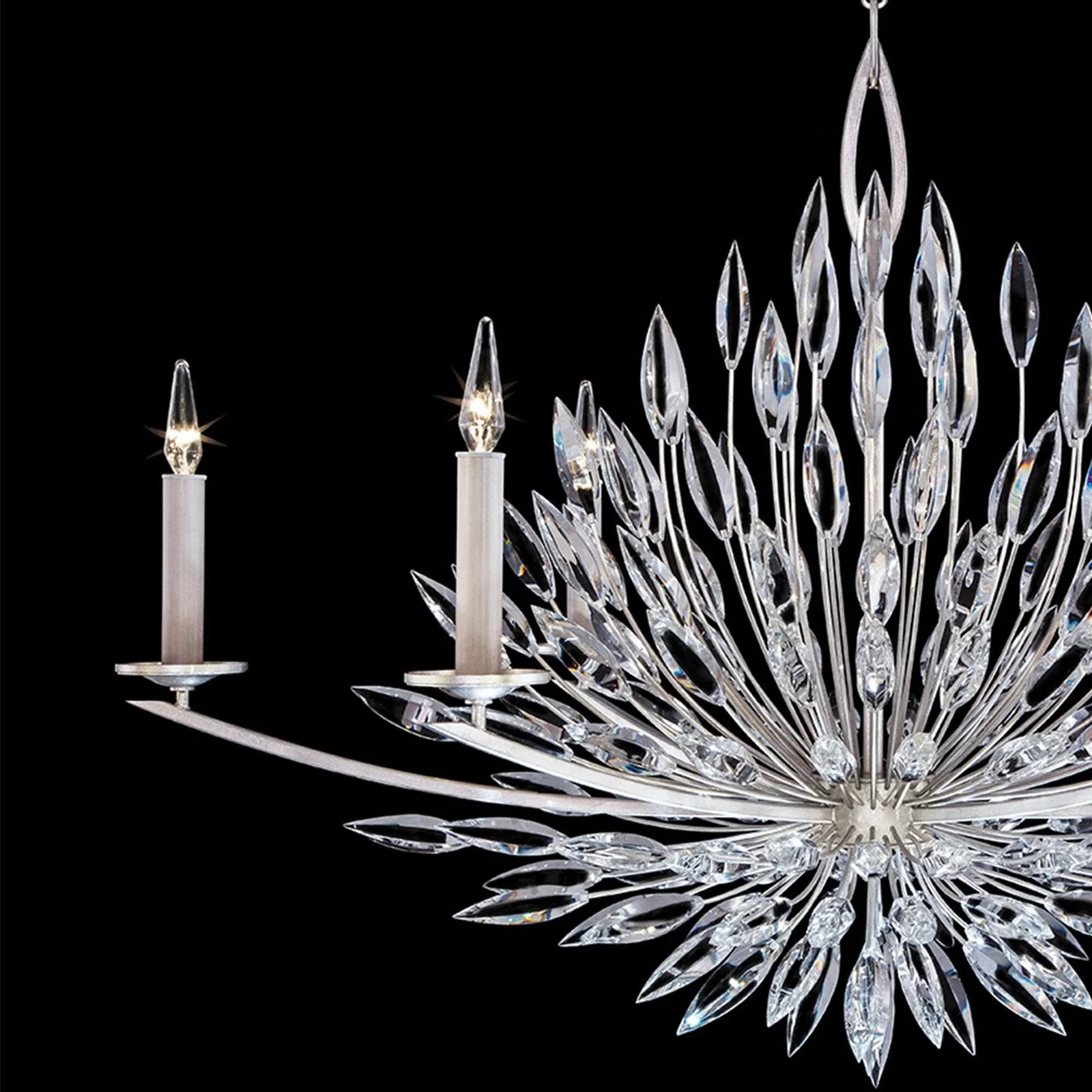 Fine Art Lily Buds 48" Oblong Chandelier - Image 5