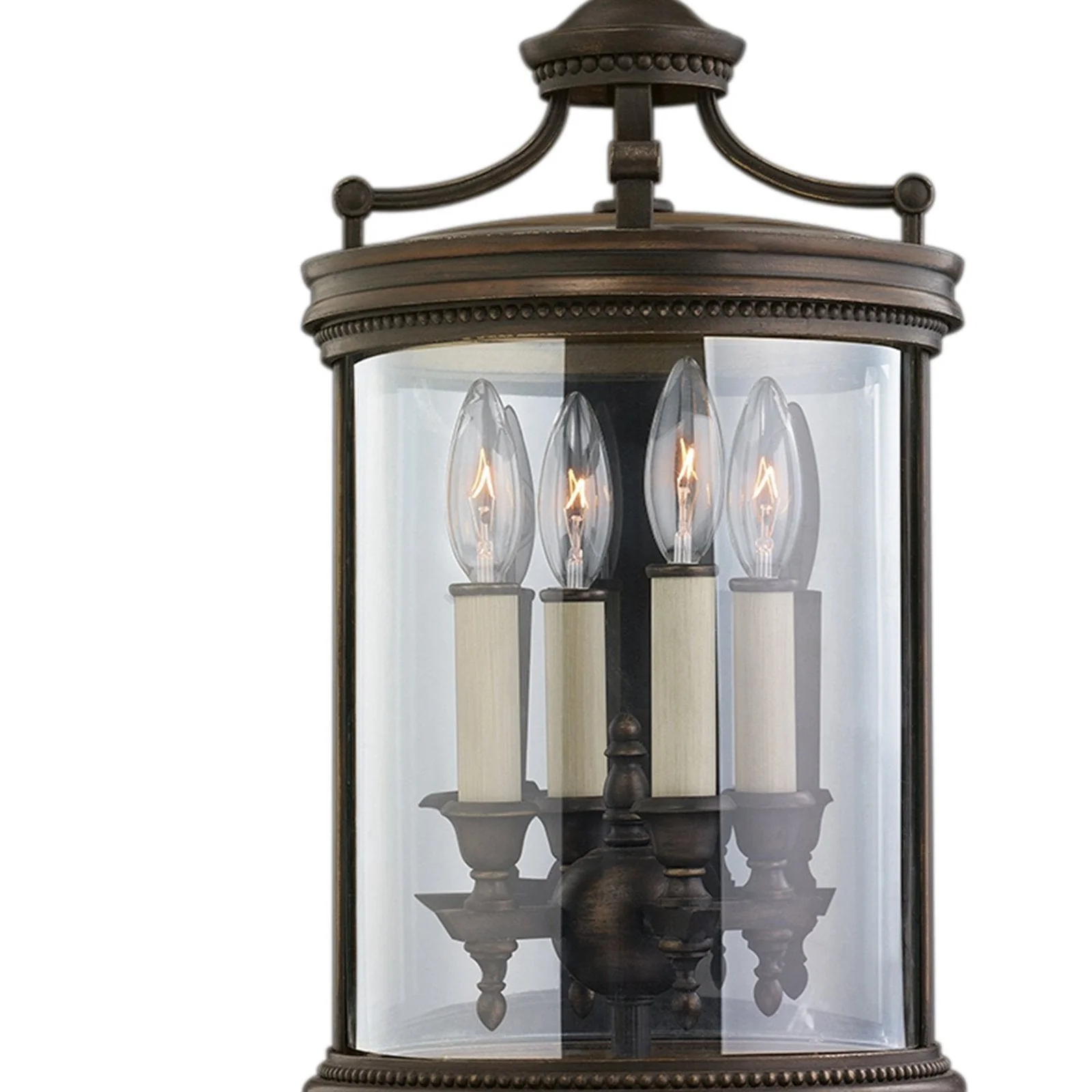 Fine Art Louvre 28" Outdoor Adjustable Pier/Post Mount - Image 2