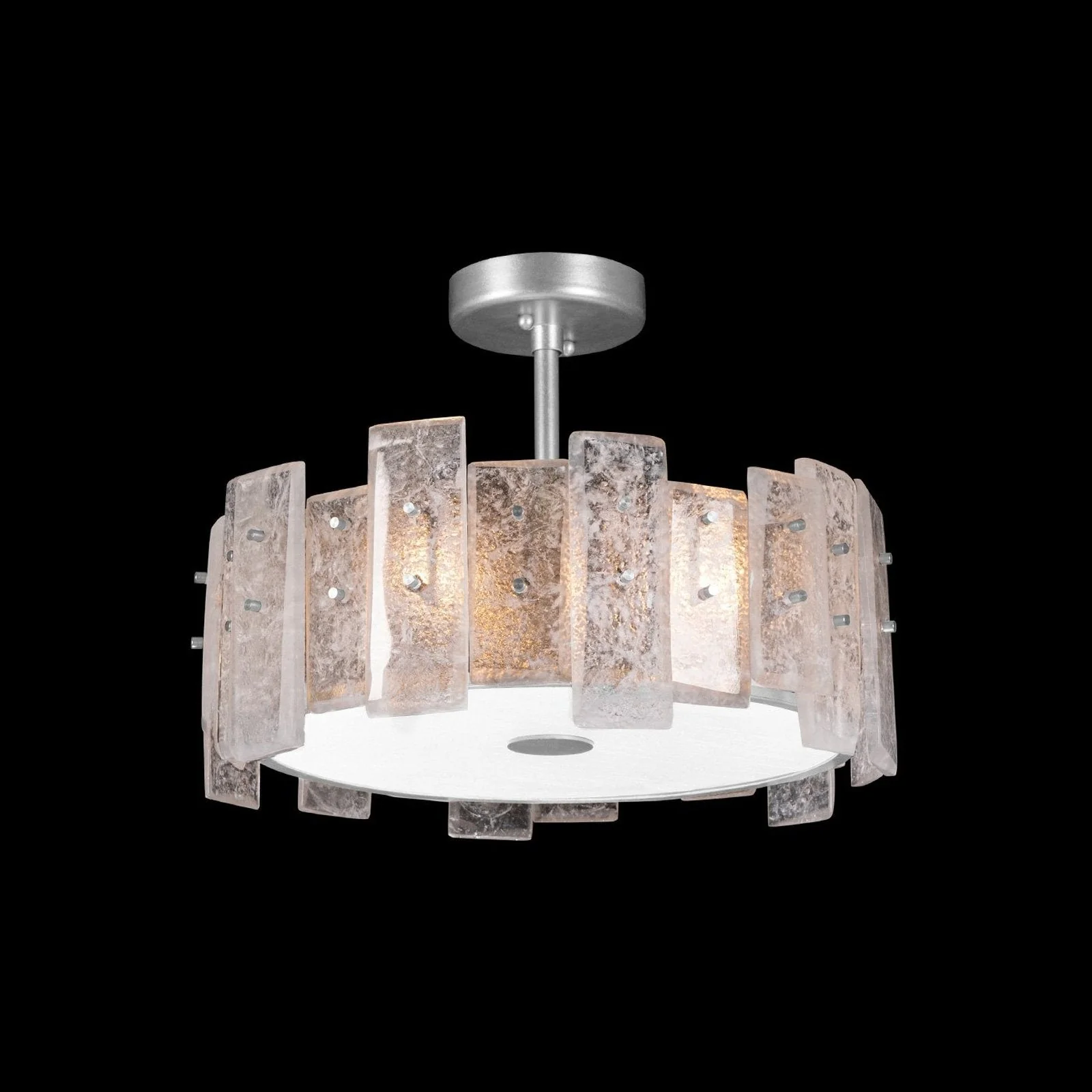 Fine Art Lunea 22" Round Semi Flush Mount - Image 4