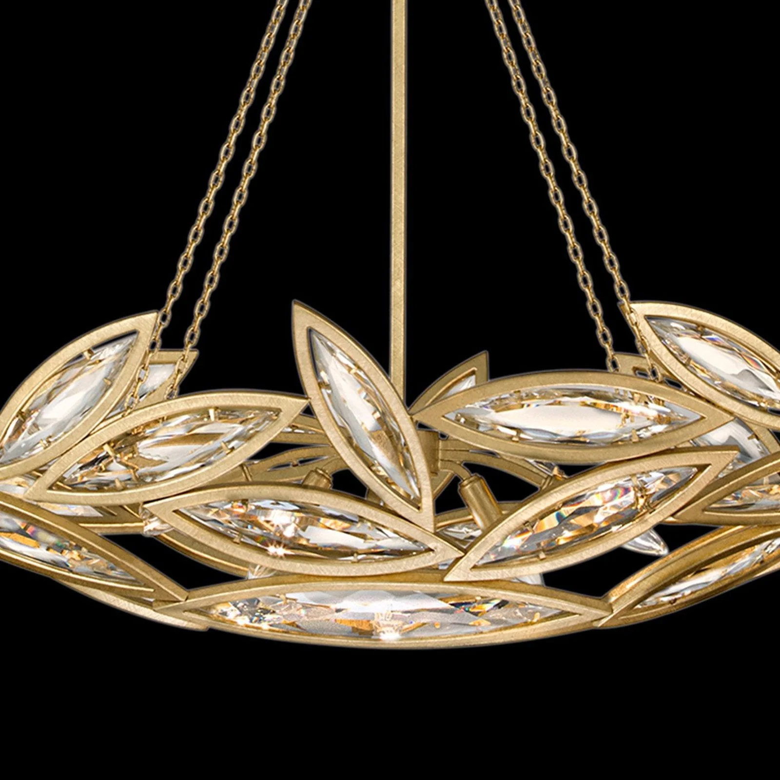 Fine Art Marquise 50" Oblong Pendant - Image 3
