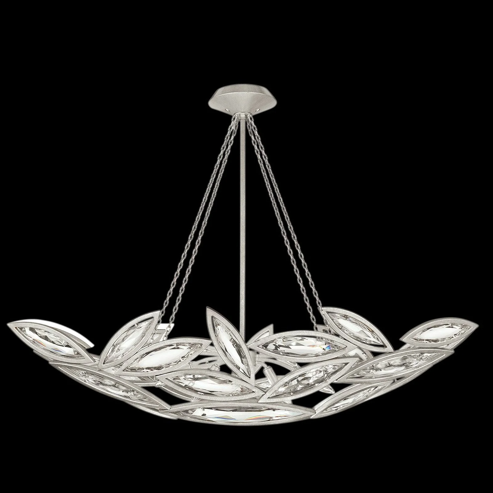 Fine Art Marquise 50" Oblong Pendant - Image 5