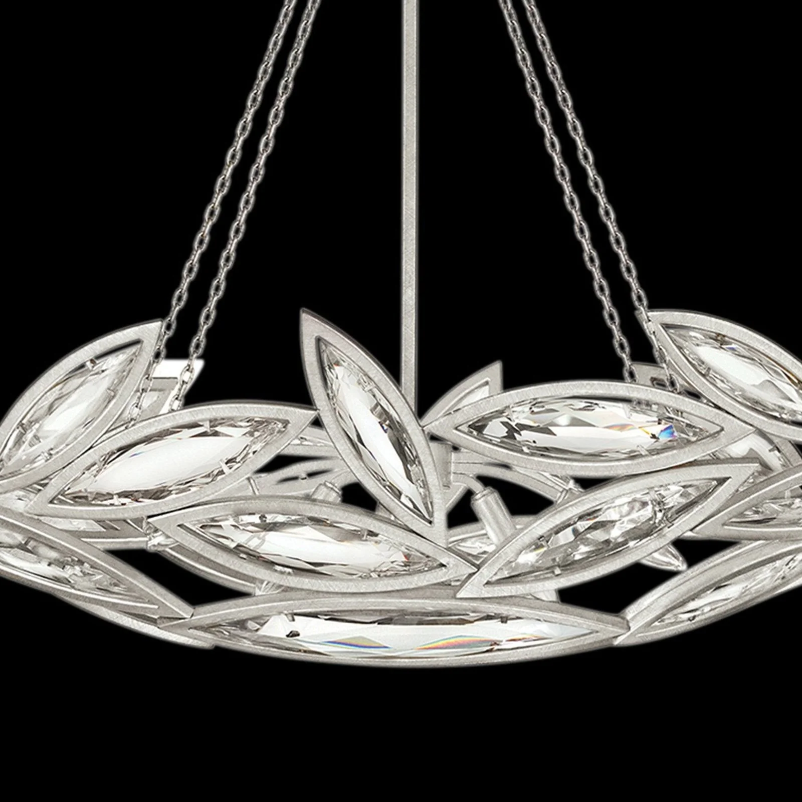 Fine Art Marquise 50" Oblong Pendant - Image 7