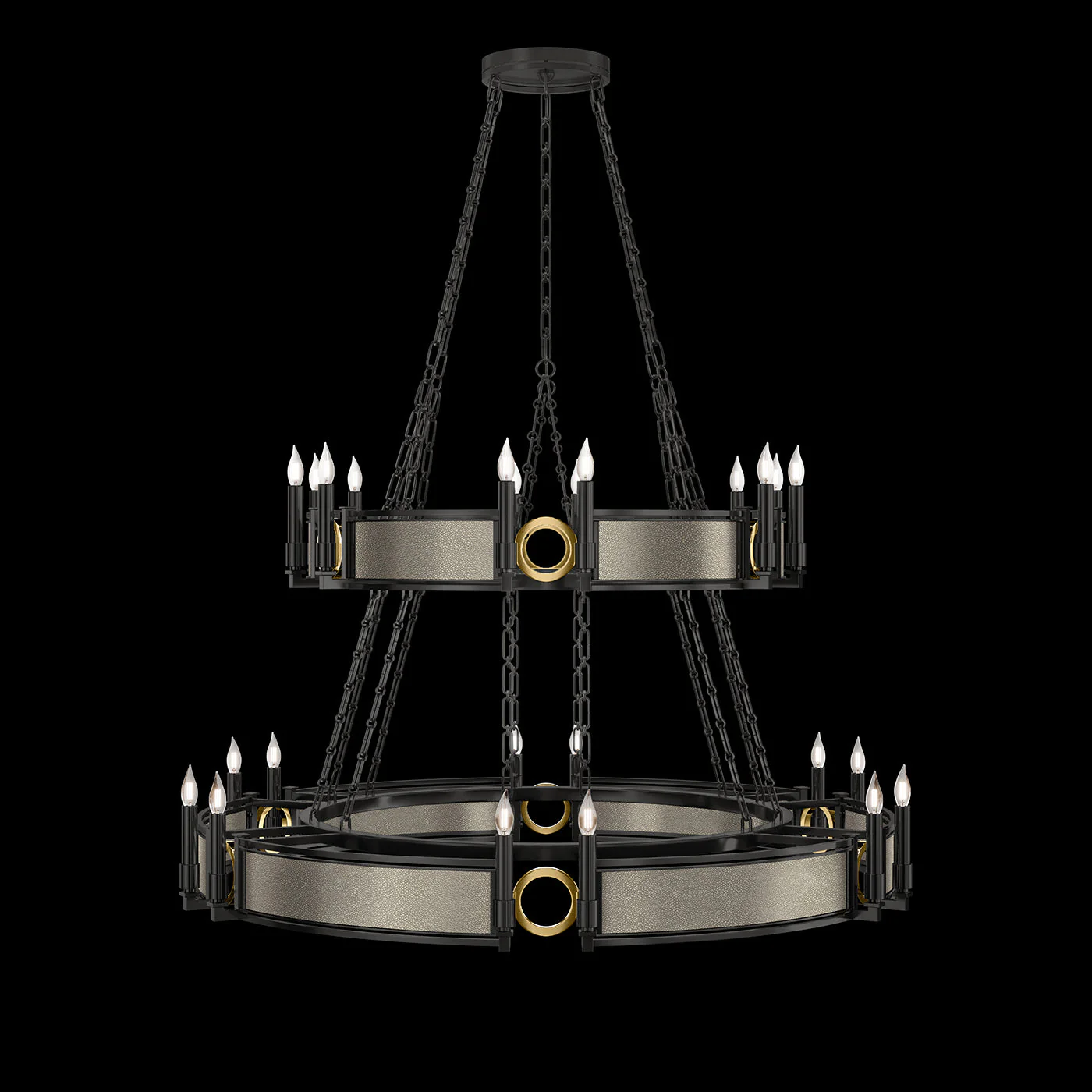 Fine Art Mirage 50"W Round Chandelier - Image 2