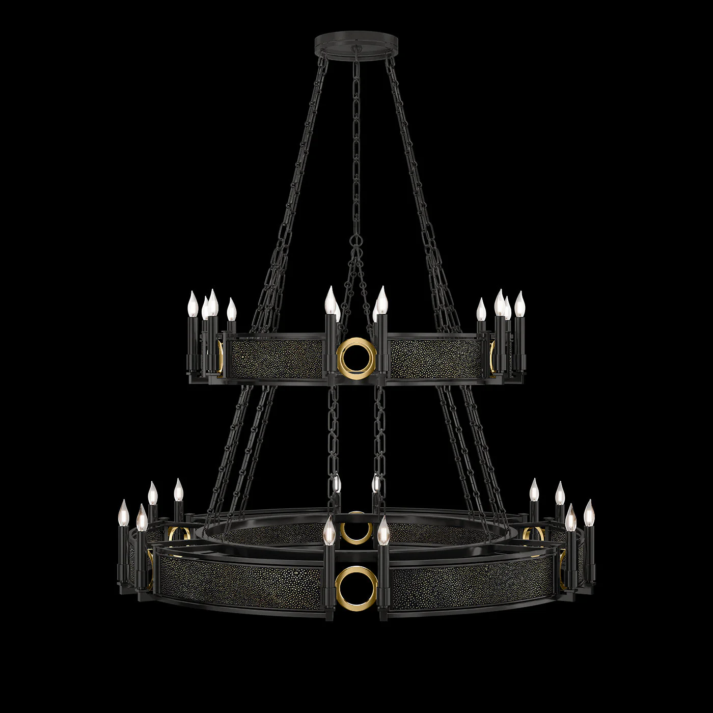 Fine Art Mirage 50"W Round Chandelier - Image 3