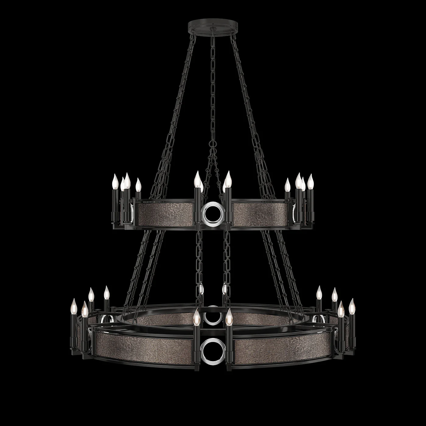 Fine Art Mirage 50"W Round Chandelier - Image 4