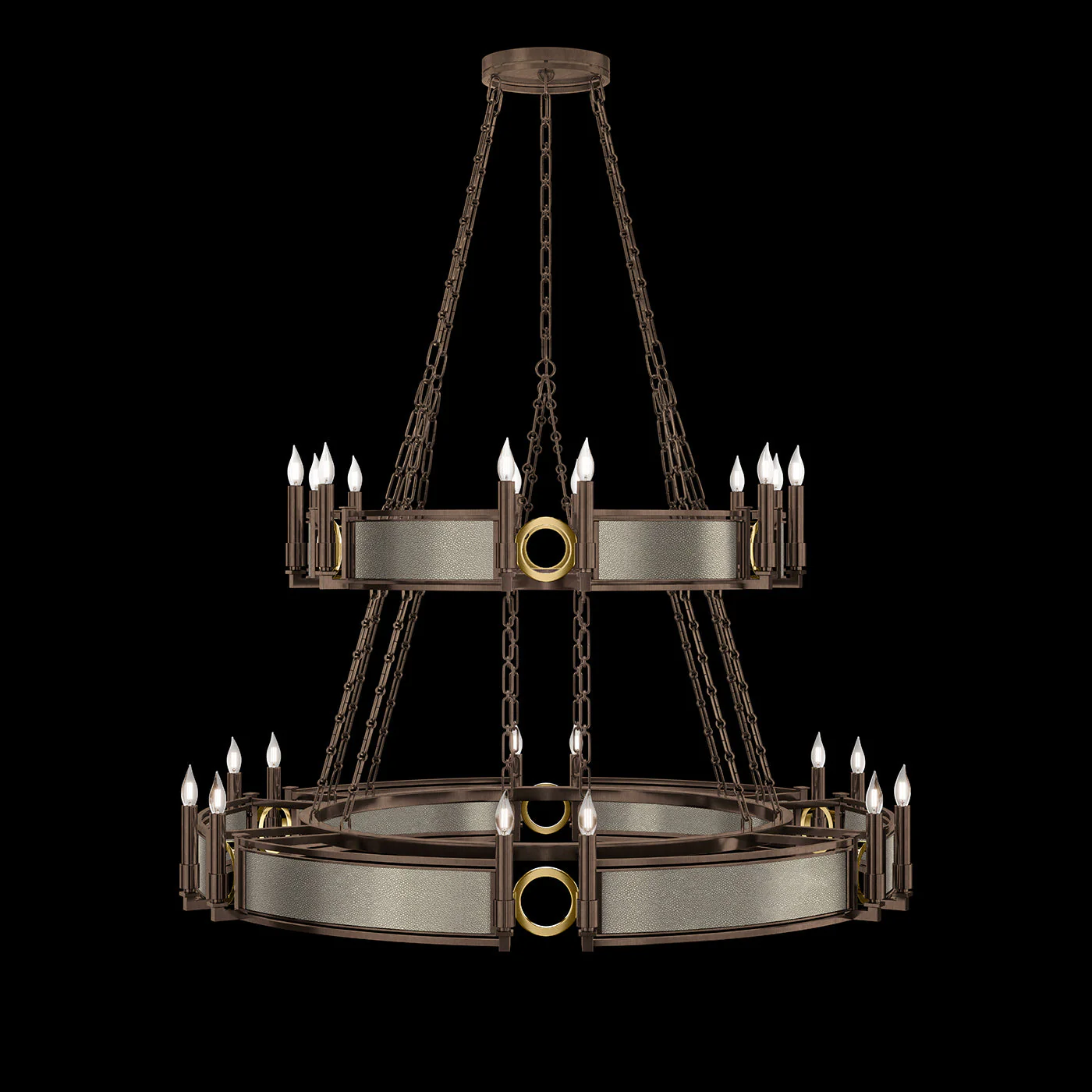 Fine Art Mirage 50"W Round Chandelier - Image 8