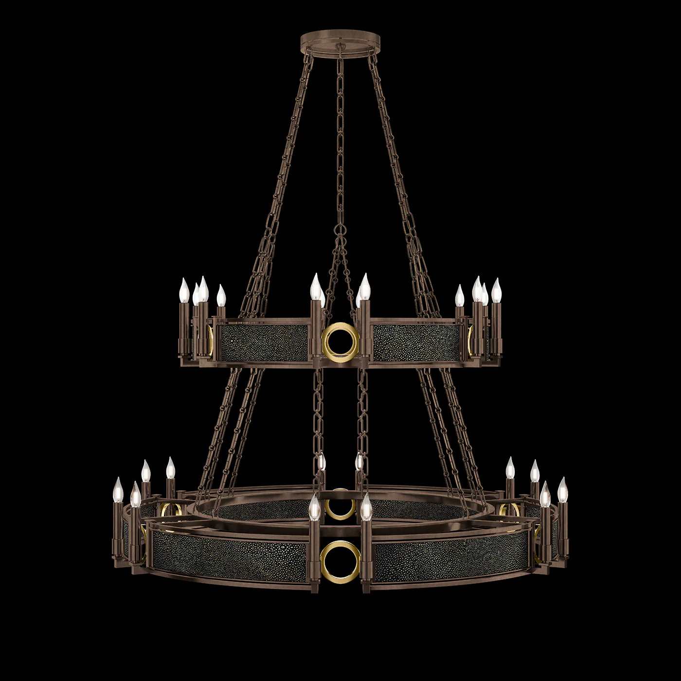Fine Art Mirage 50"W Round Chandelier - Image 9