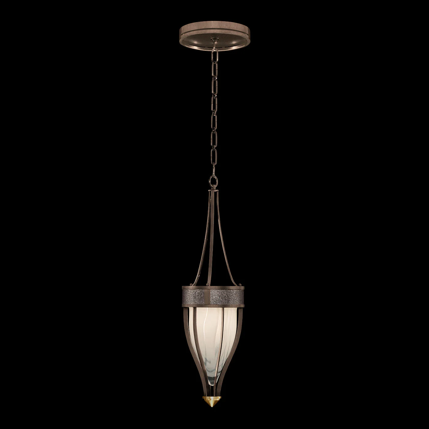 Fine Art Mirage 7.5"W Round Pendant - Image 7