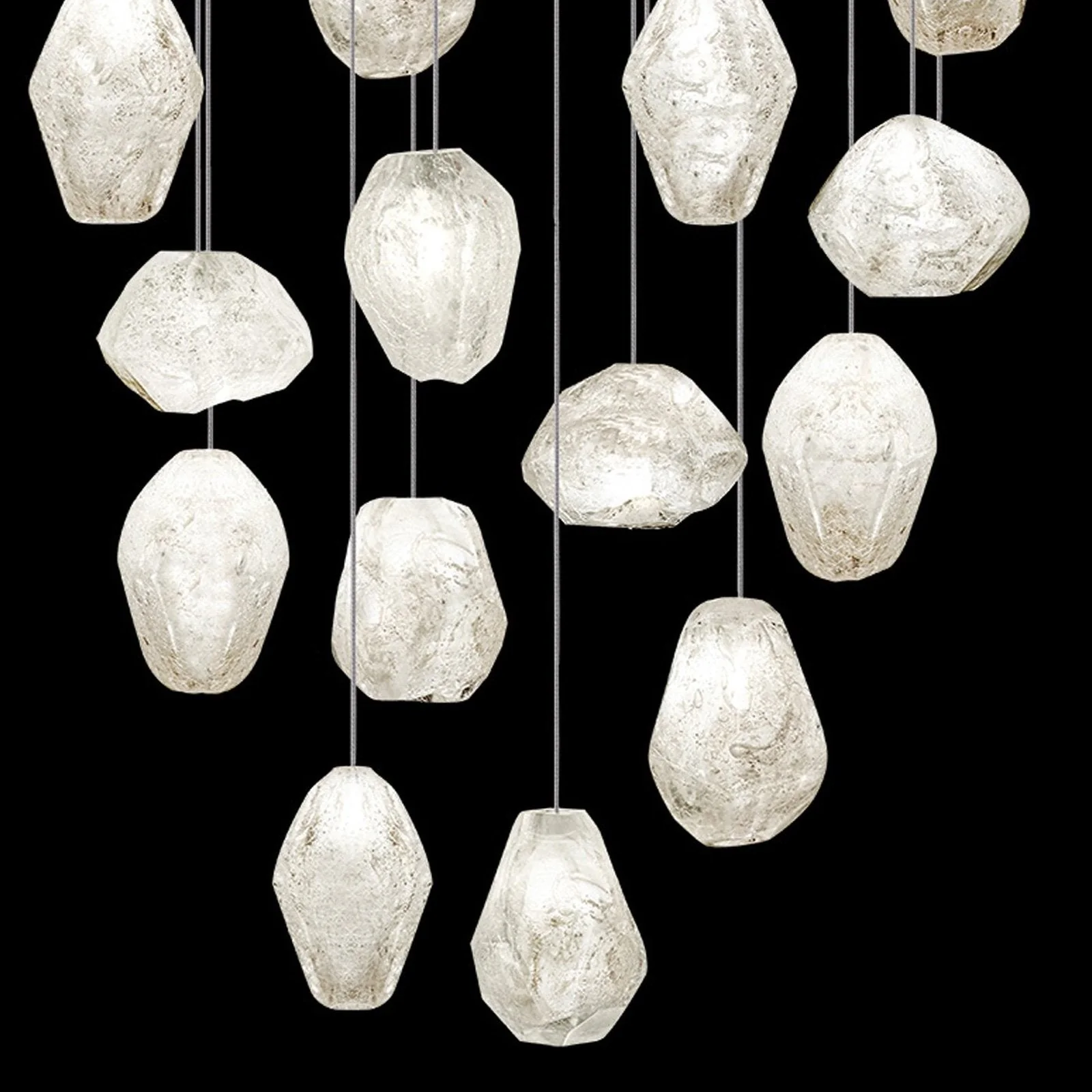 Fine Art Natural Inspirations 21" Clear Quartz Round Pendant - Image 2