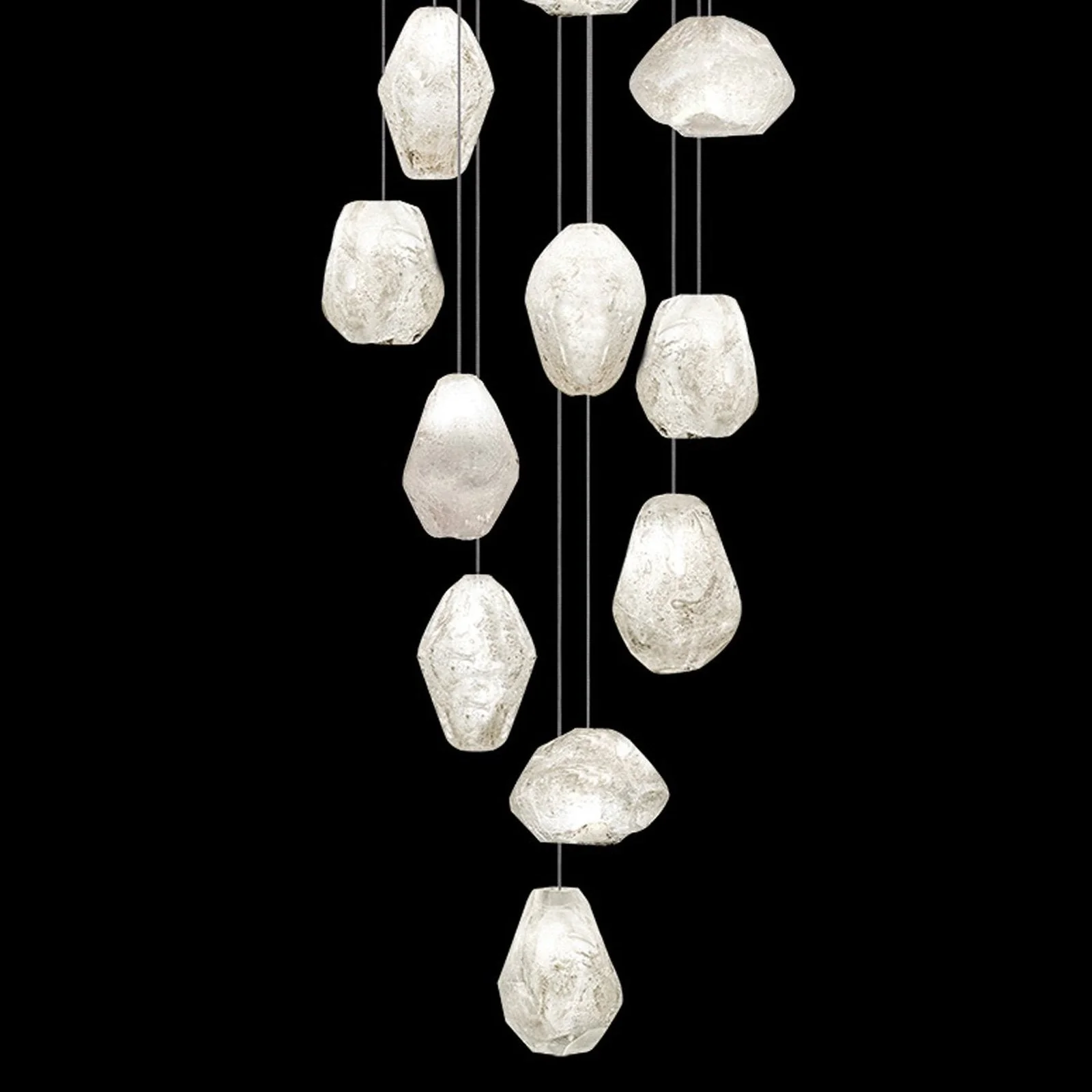 Fine Art Natural Inspirations 21" Clear Quartz Round Pendant - Image 4