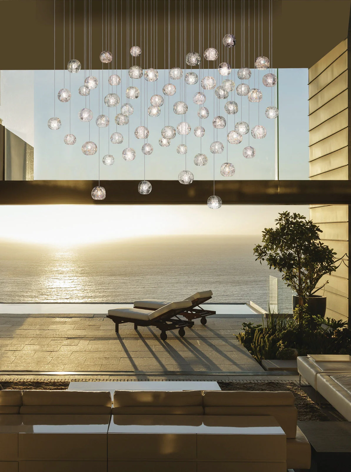 Fine Art Natural Inspirations 4.5" Nebula Round Drop Light - Image 2