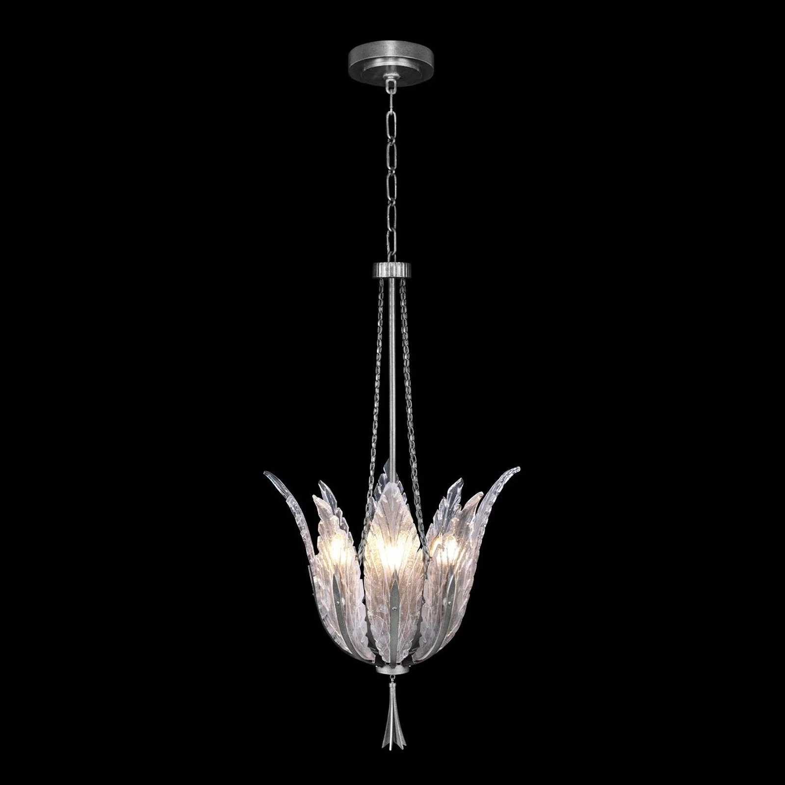Fine Art Plume 17.5" Round Pendant - Image 3