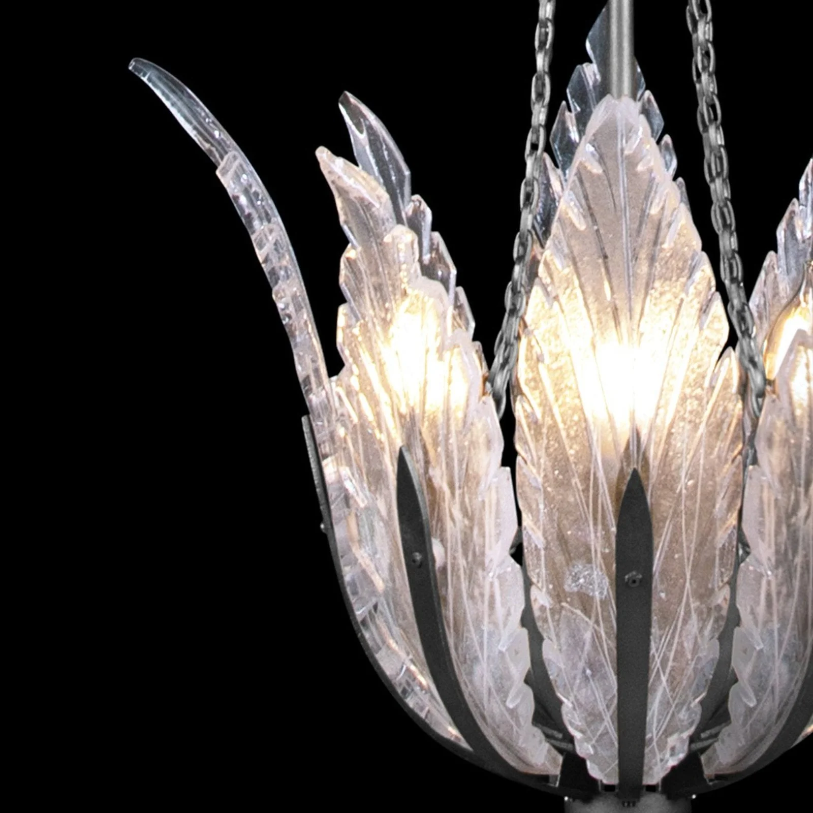 Fine Art Plume 17.5" Round Pendant - Image 4