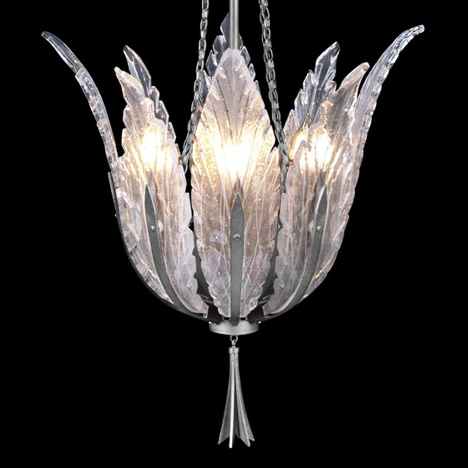 Fine Art Plume 17.5" Round Pendant - Image 5