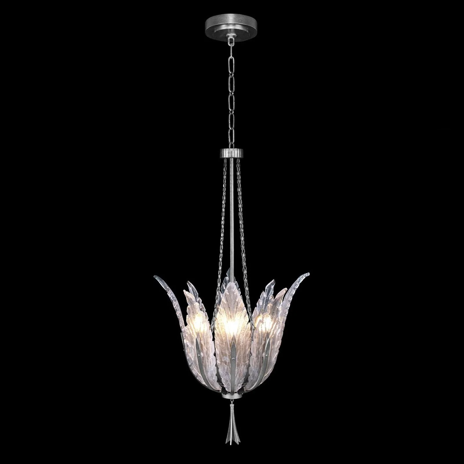 Fine Art Plume 17.5" Round Pendant - Image 9