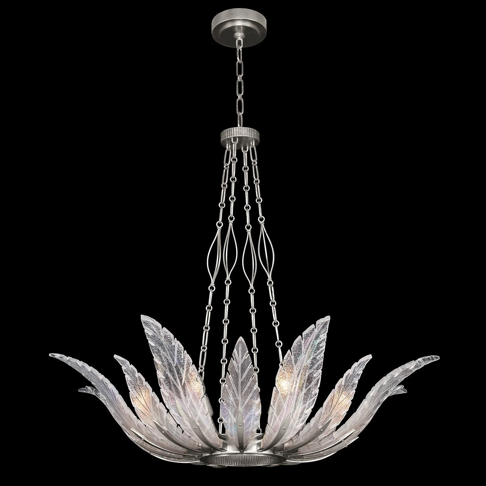 Fine Art Plume 39" Round Pendant - Image 3
