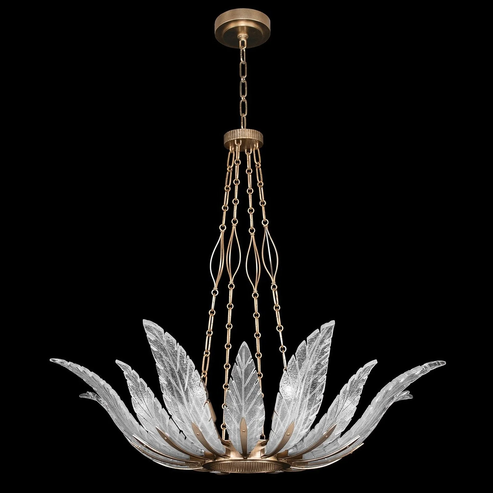 Fine Art Plume 39" Round Pendant - Image 5