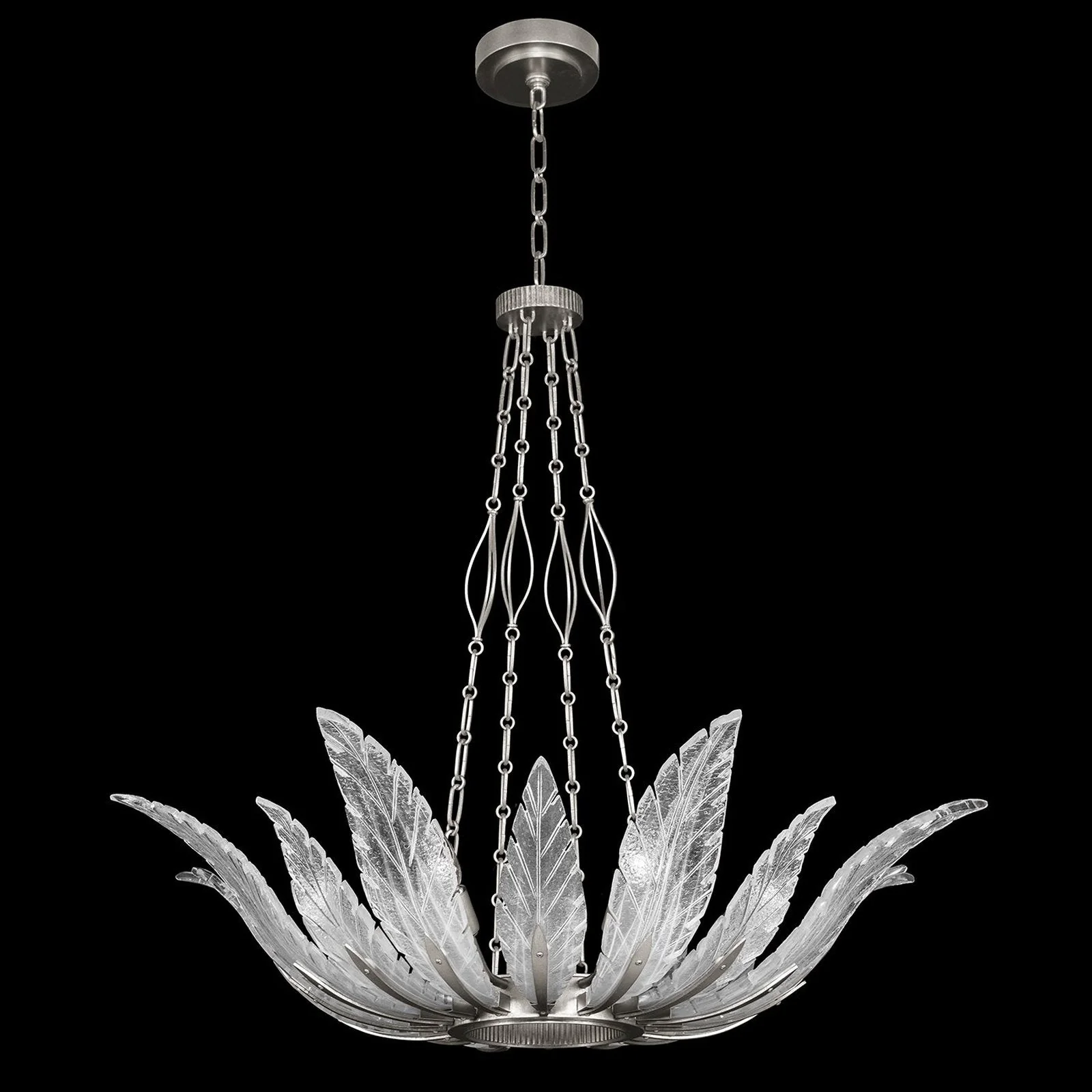 Fine Art Plume 39" Round Pendant - Image 7