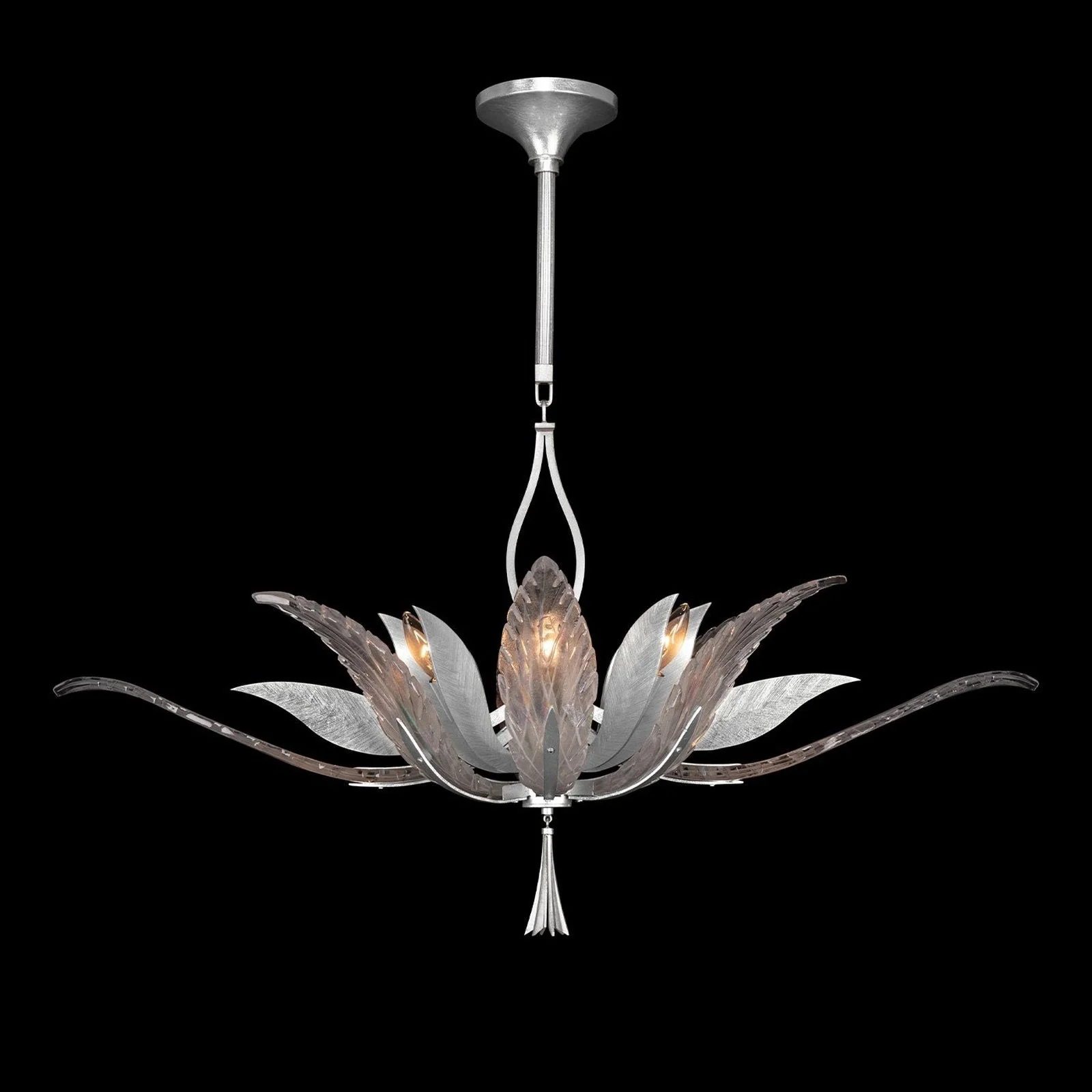 Fine Art Plume 40" Oblong Pendant - Image 3