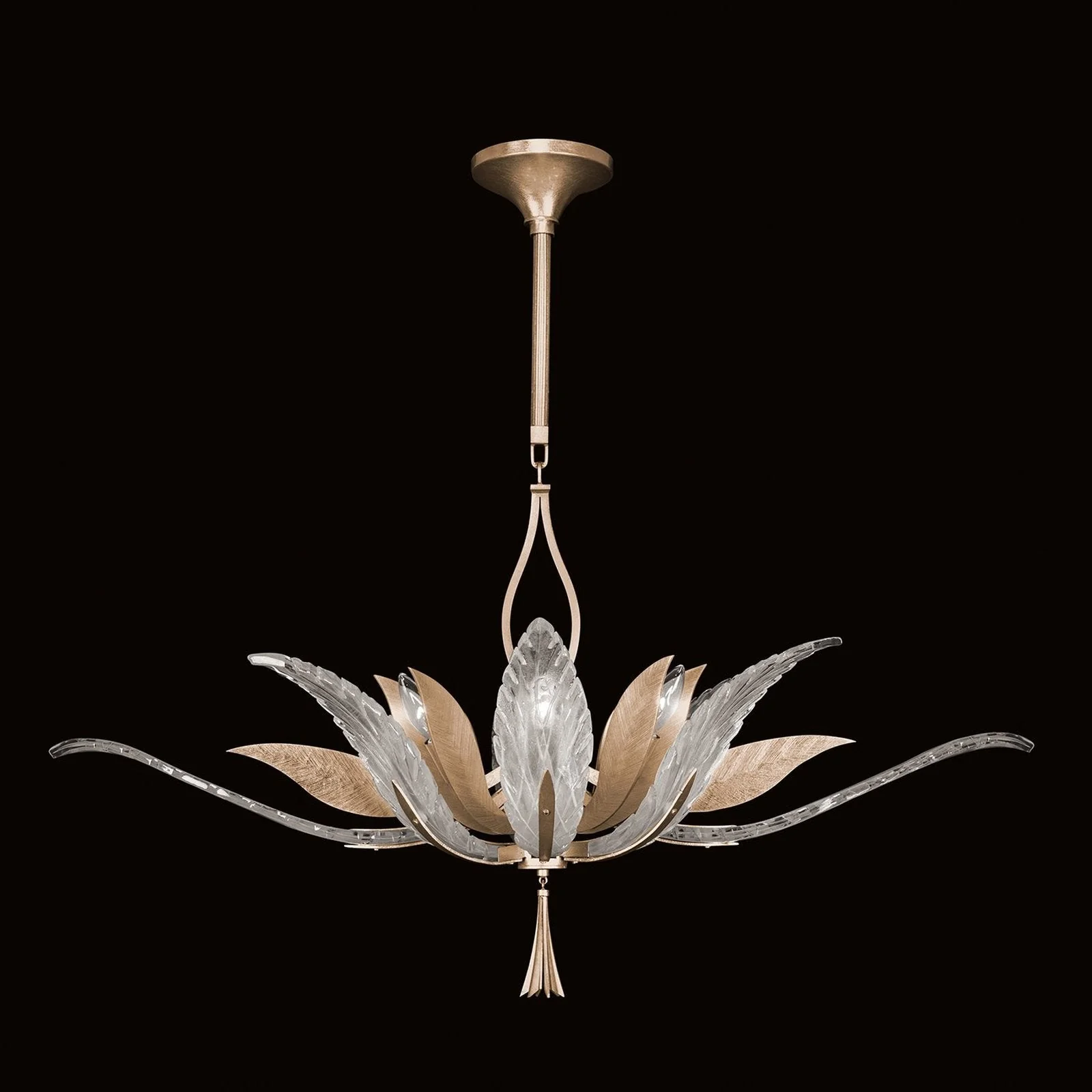 Fine Art Plume 40" Oblong Pendant - Image 7