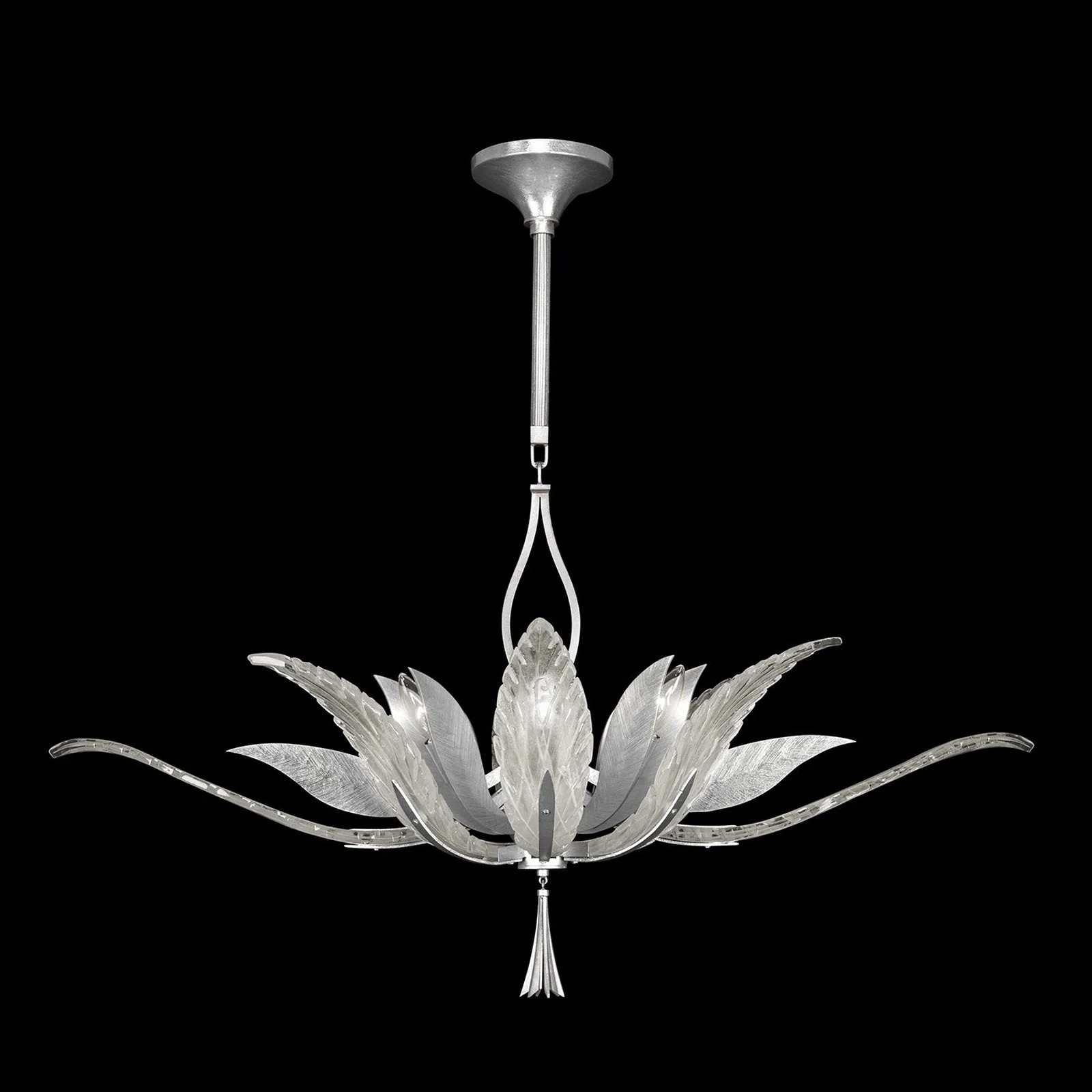 Fine Art Plume 40" Oblong Pendant - Image 9