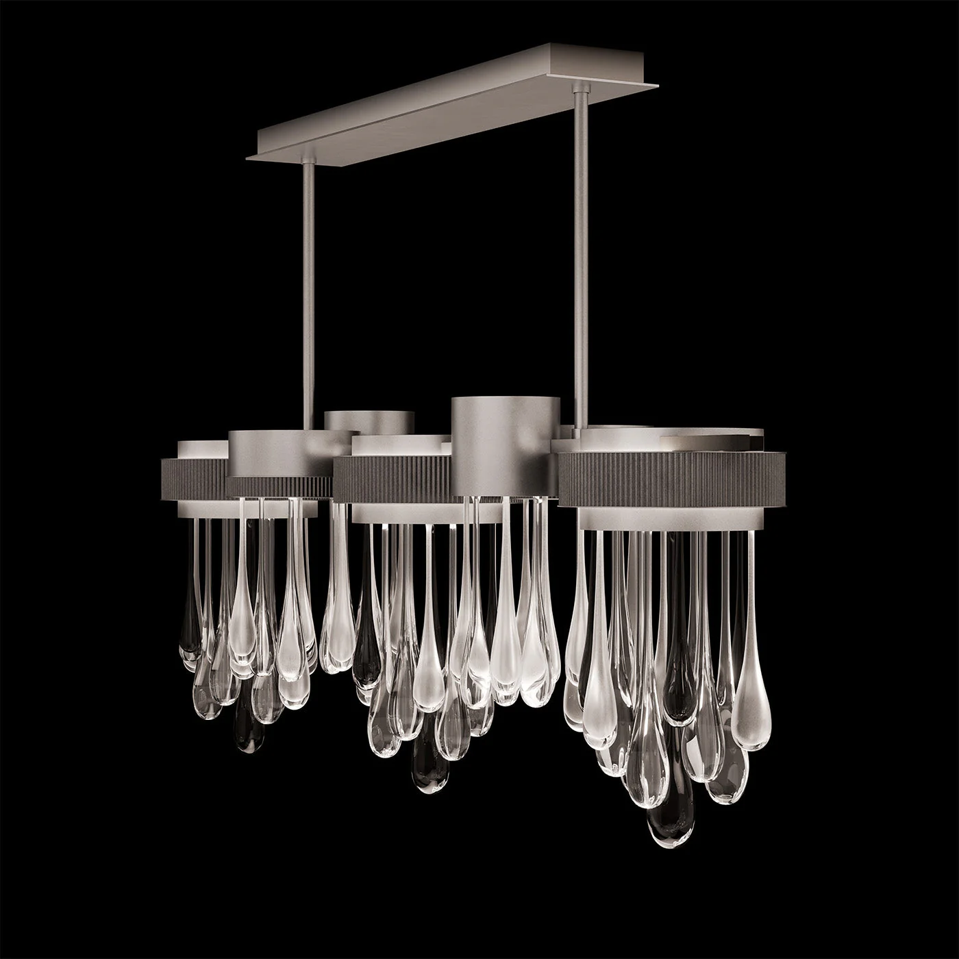 Fine Art Rain 56.25"W Linear Pendant - Image 4